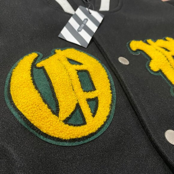 Off-White Black And White Baseball Jacket - Picture 3 of 10